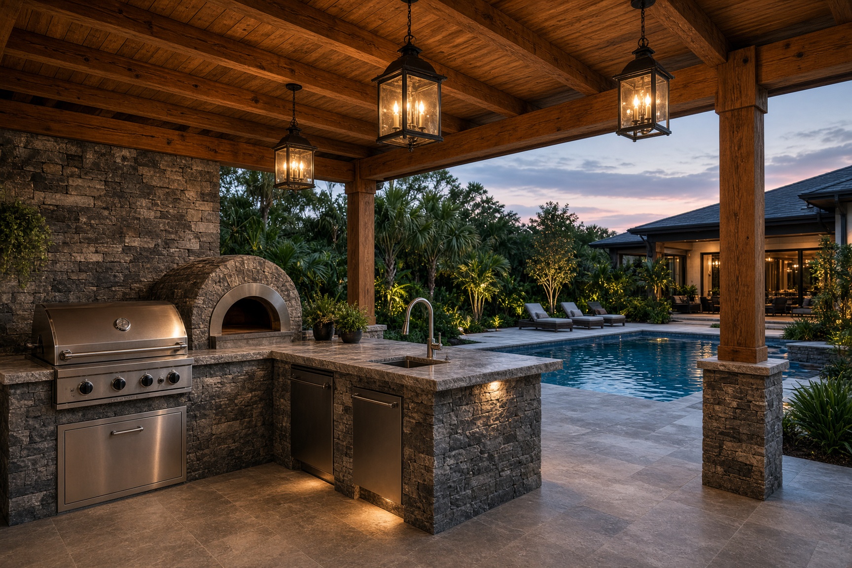 Exteriors & Outdoor Kitchens by iDesignBuild Florida